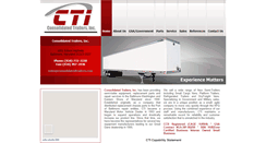 Desktop Screenshot of consolidatedtrailers.com